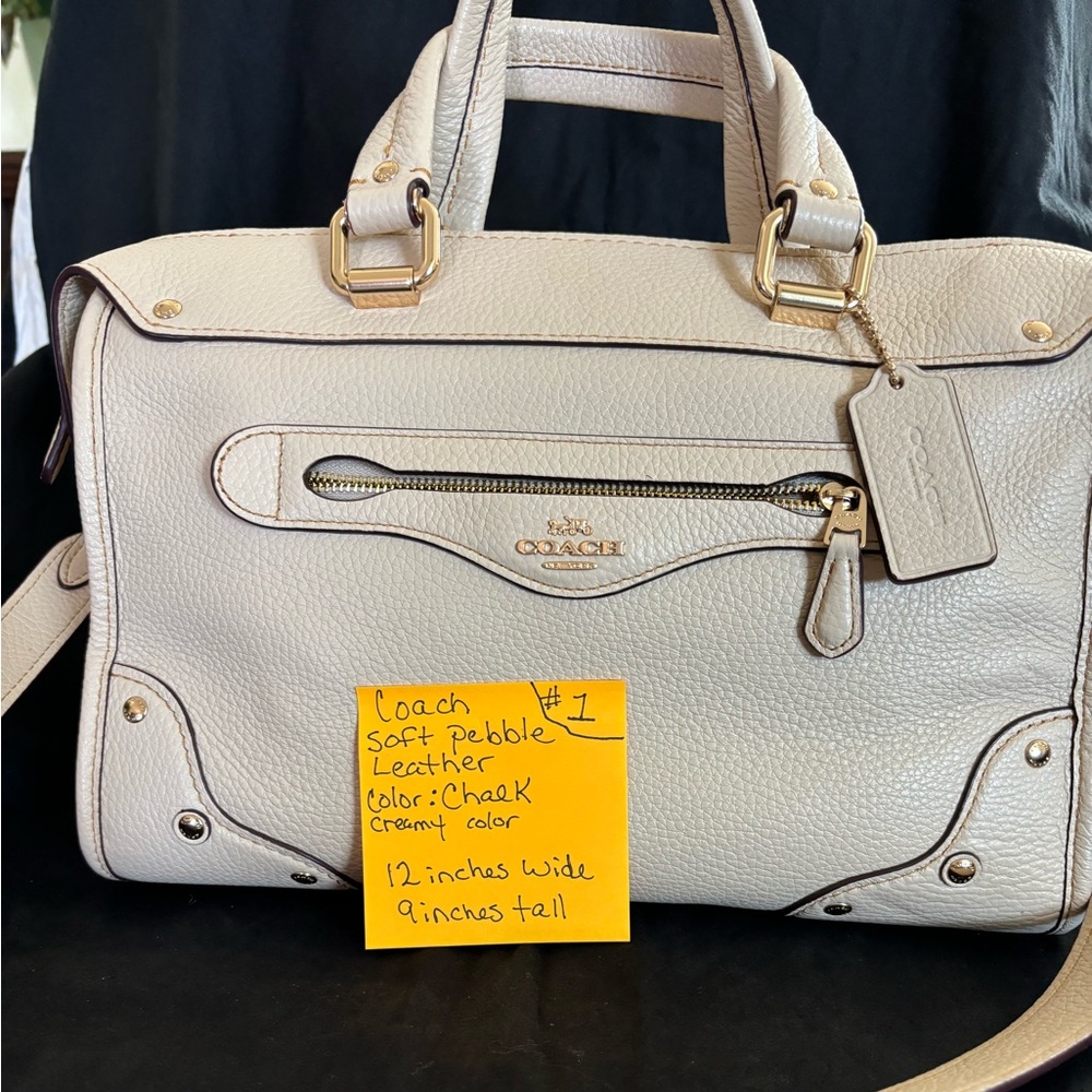 Coach Soft Pebble Leather
